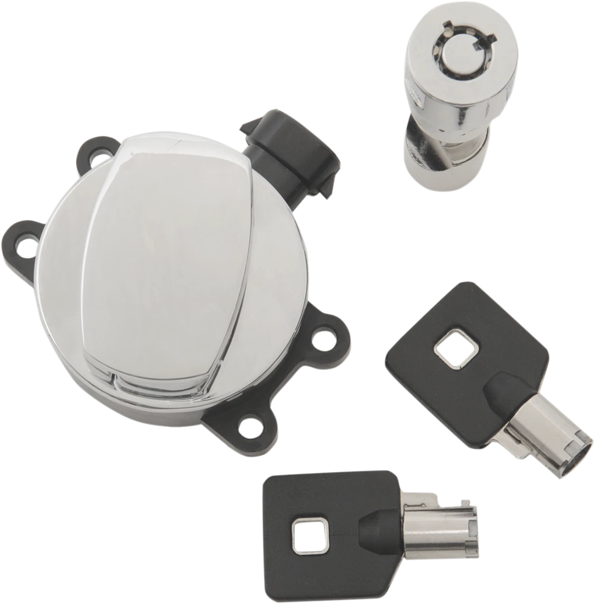 Side Hinge Ignition Switch with Fork Lock for Drag Specialties (E21-0214K)