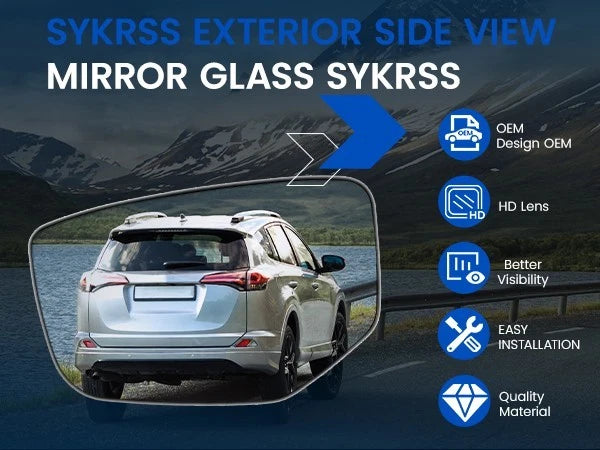 Heated Mirror Glass for Honda Accord (2008–2012) - Left Driver Side