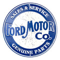 12" Round Sign for Ford Motor Company Sales & Service