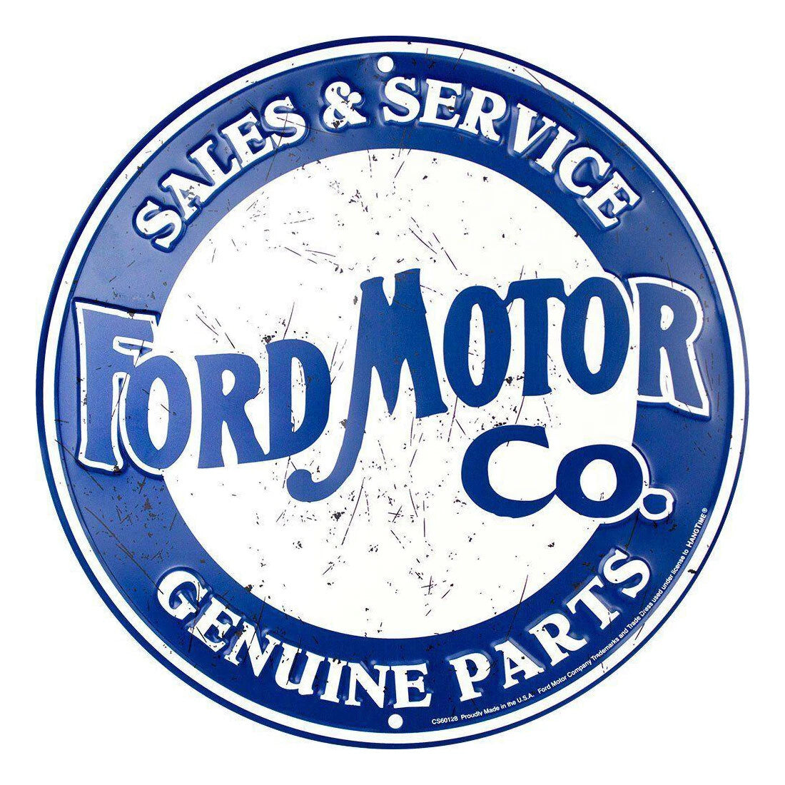 12" Round Sign for Ford Motor Company Sales & Service