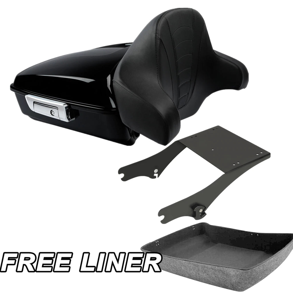 Chopped Trunk Pad Mount Rack for Harley Touring Electra Road Glide (1997–2008)