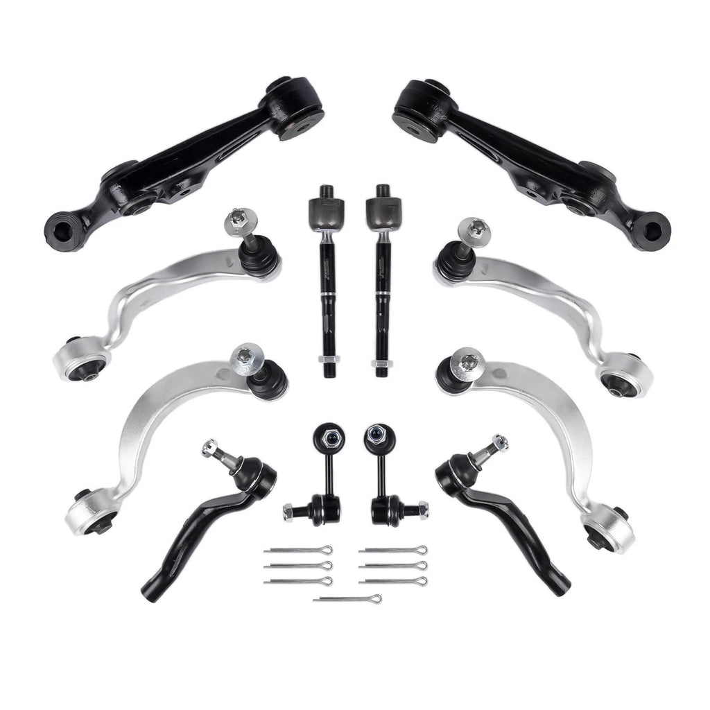 12X Control Arms & Tie Rod Kit for Lexus LS460 LS600H (2007–2017)