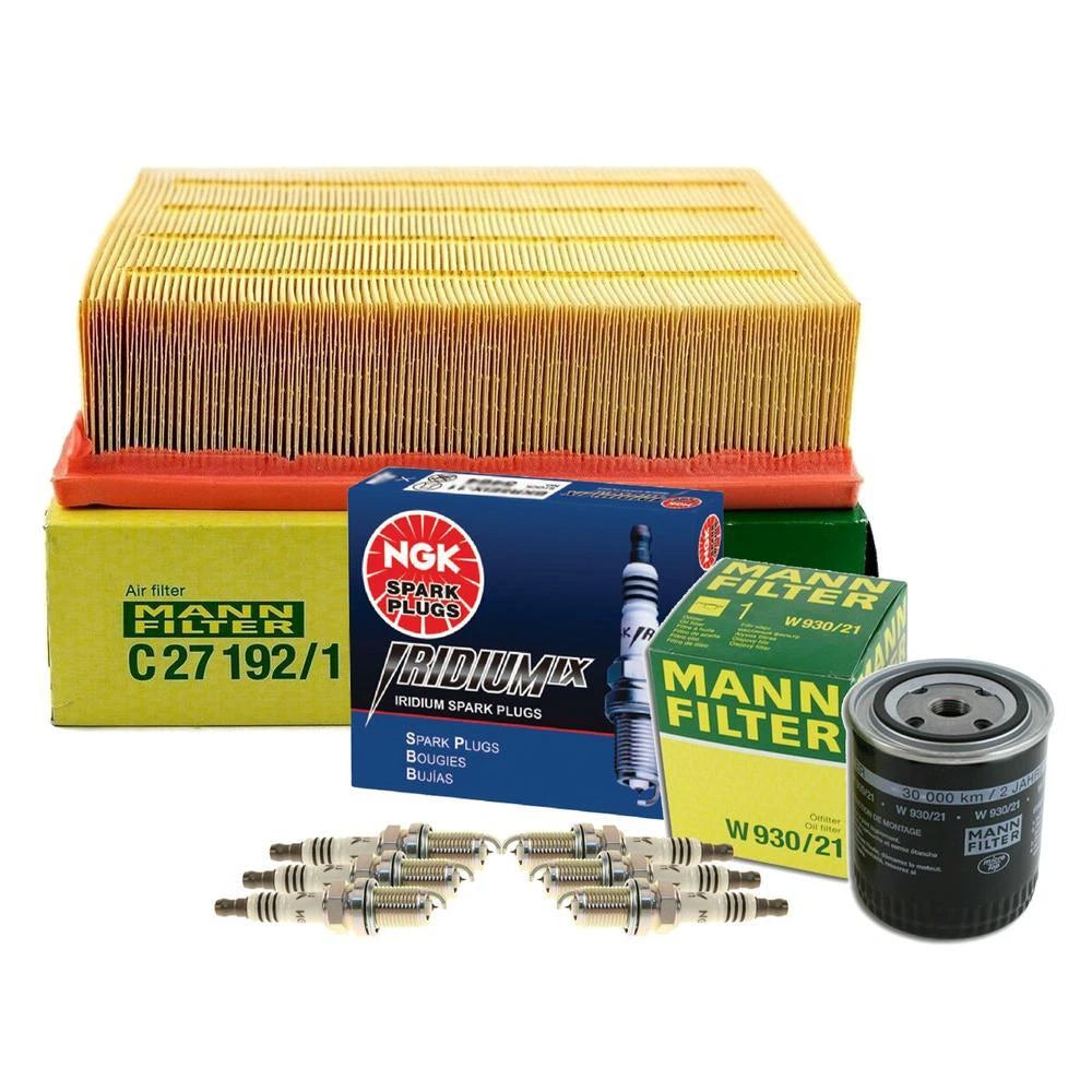Tune-Up Kit with Mann Filters & NGK Spark Plugs for Audi A4 Quattro