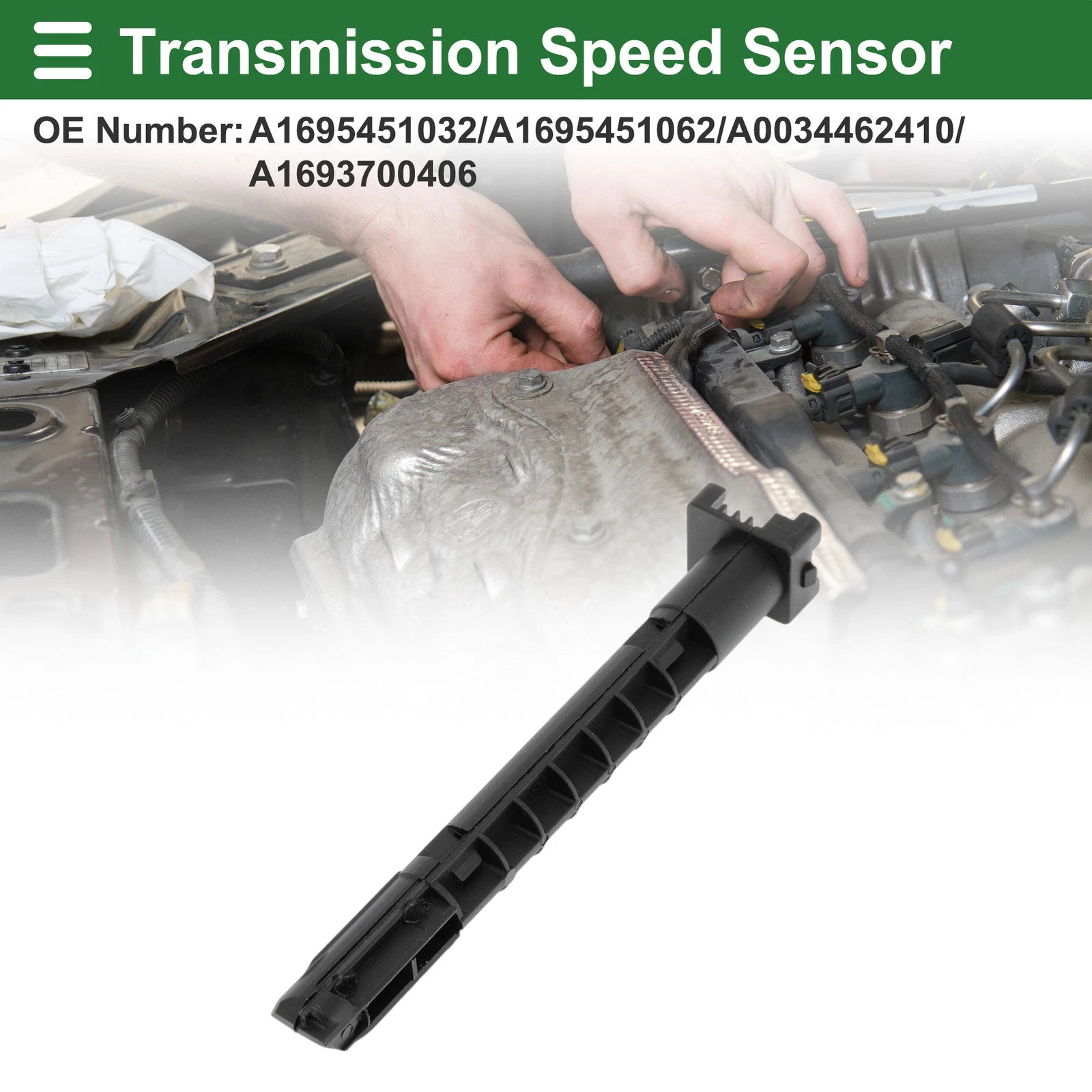 1 Pc Transmission Speed Sensor No.A1695451032 for Mercedes-Benz W169 (2004–2012)