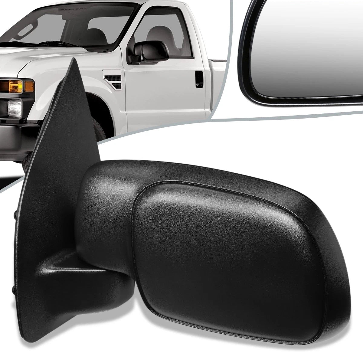 OE Powered Door Mirror Left for Ford F250 F350 Super Duty (1999–2000) FO1320213