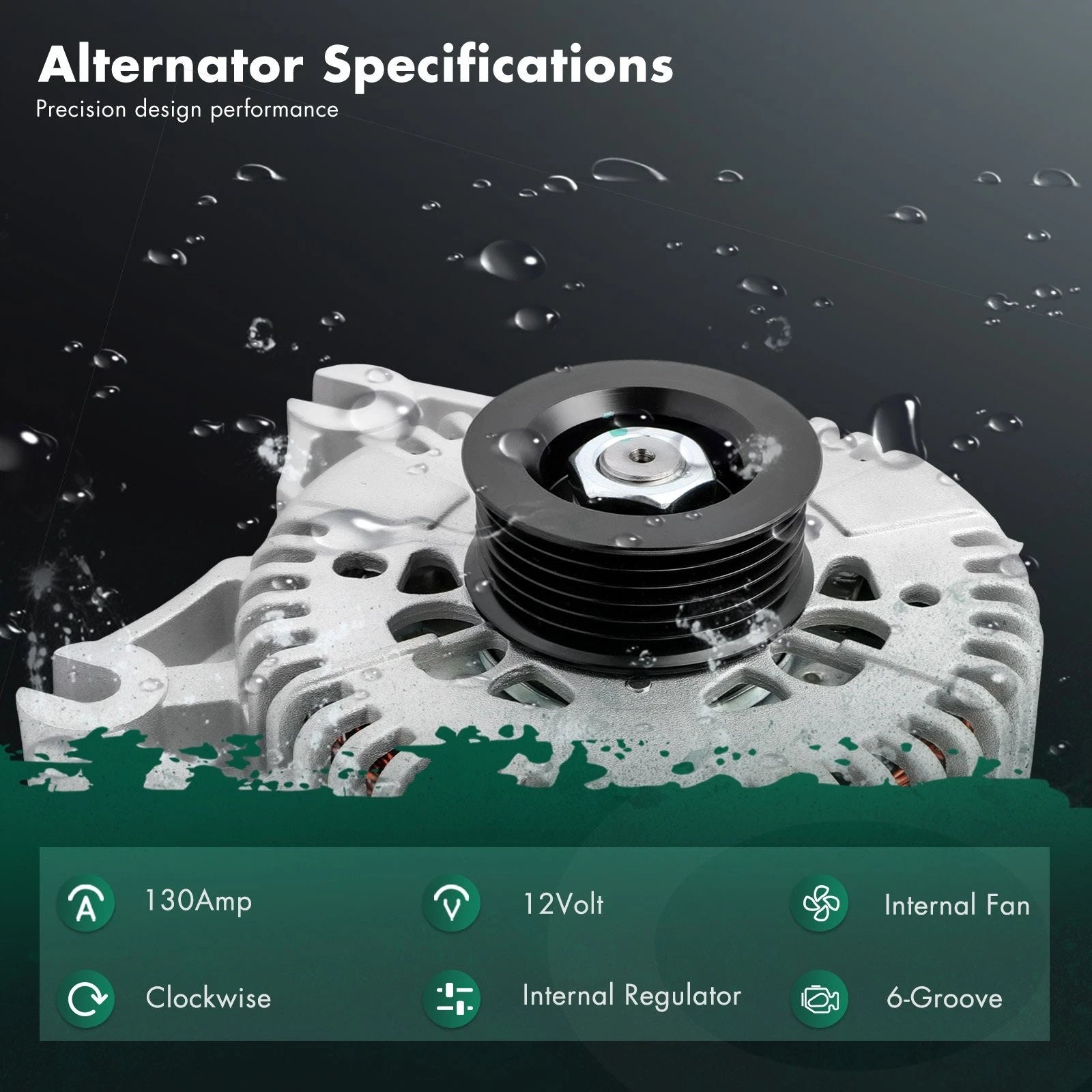 Alternator for Ford Crown Victoria, Lincoln Mark VIII (1996–1998)