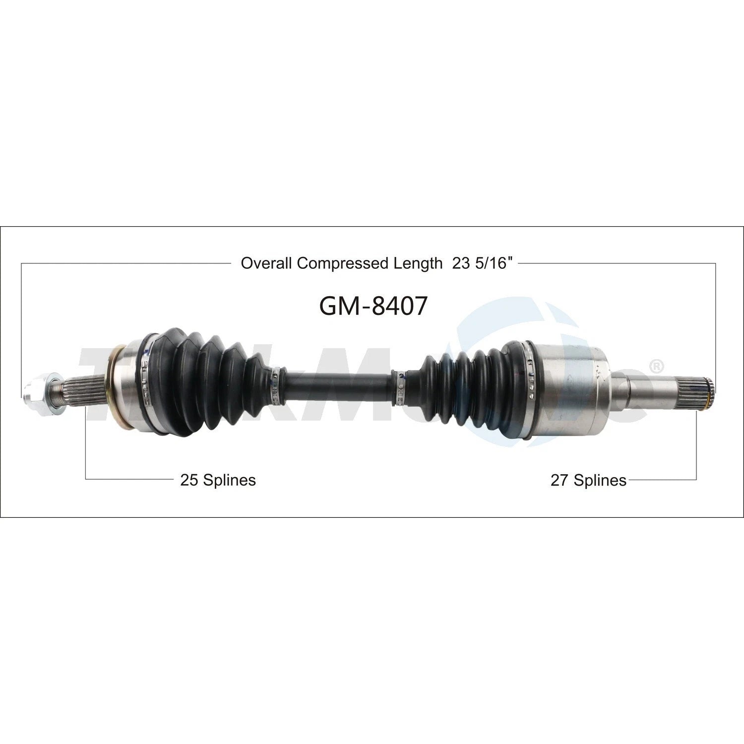 CV Axle Shaft for GM-8407 (Chevrolet, GMC)