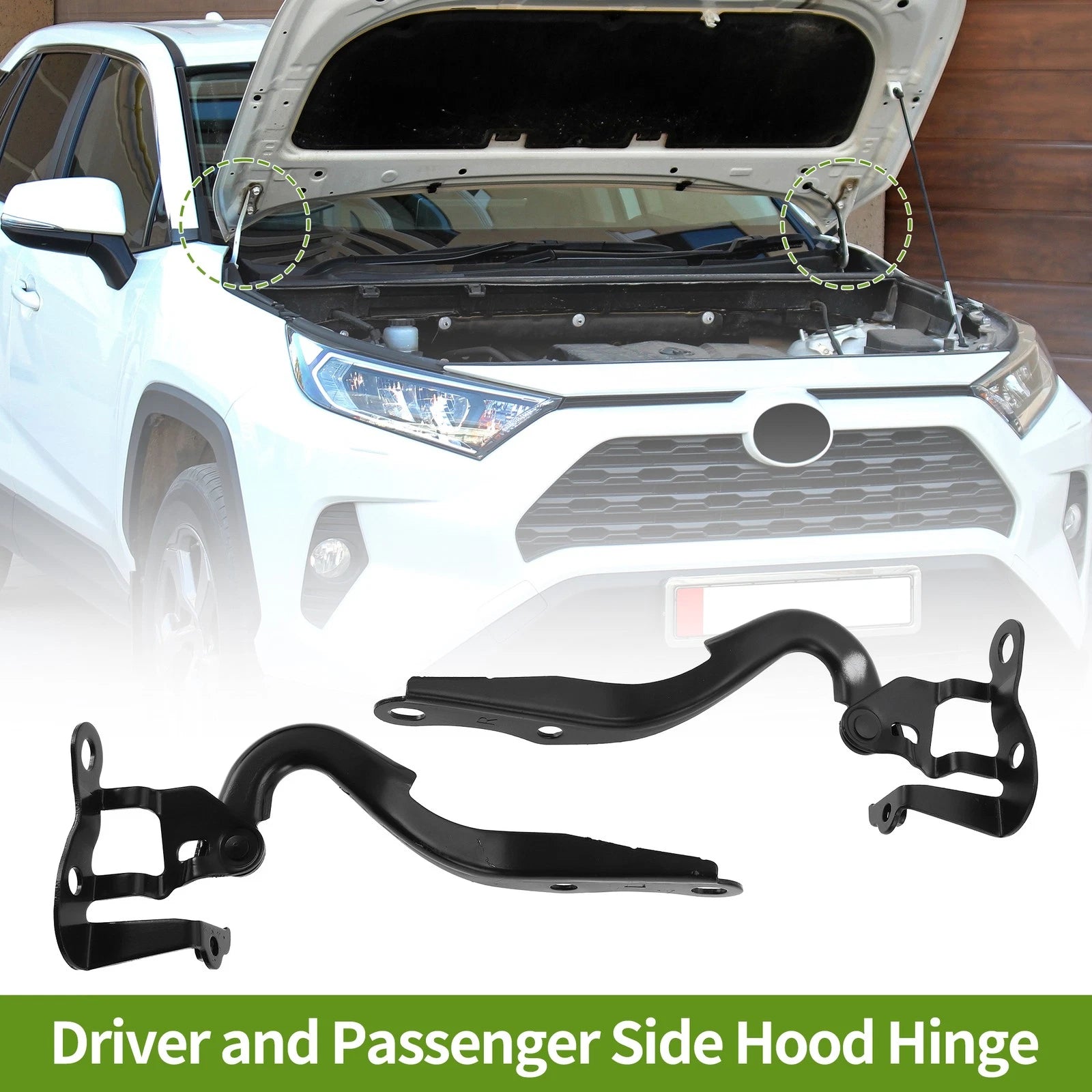 Hood Hinges for Toyota Yaris (2007–2016) 1 Pair No. 5341052240