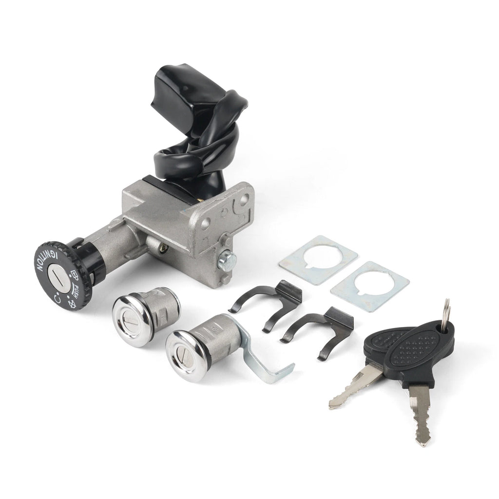 Ignition Saddle Lock Switch with Keys for GY6 Taotao Jonway Roketa (2000–2023)