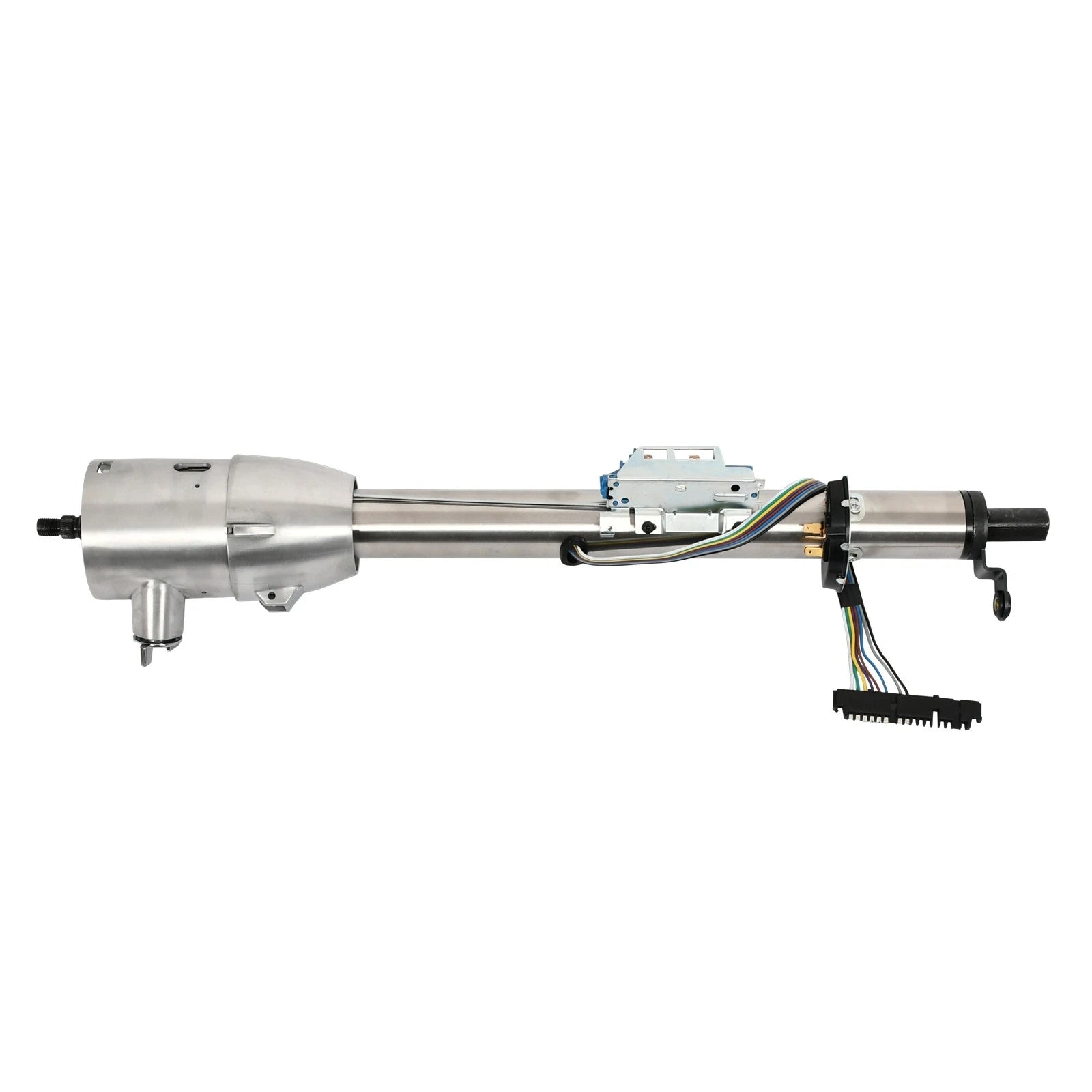 28" Stainless Steel Tilt Steering Column w/ Key & 9 Bolt Adapter