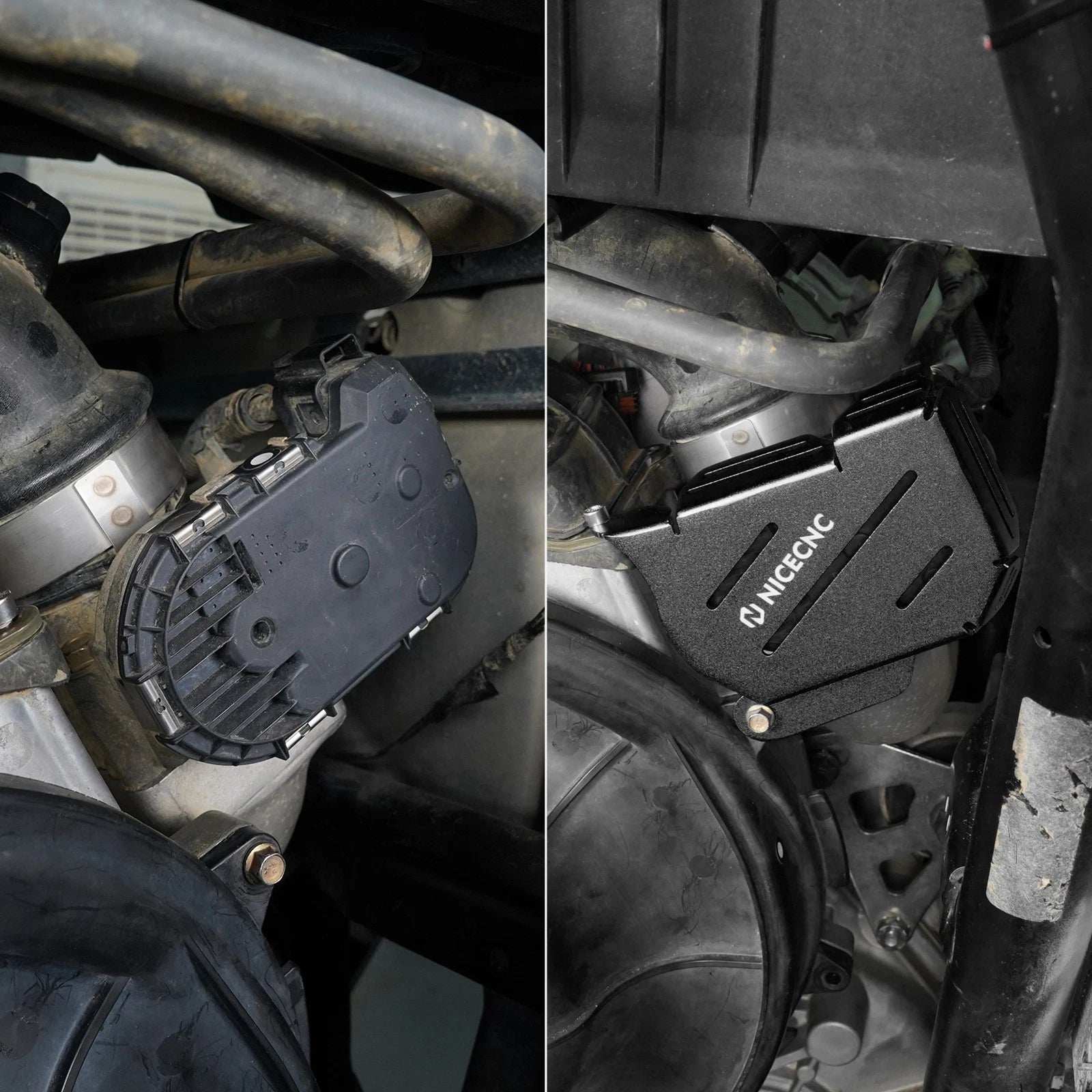 Throttle Body Guard Cover for Polaris RZR XP Turbo (2016–2018)