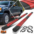 Set of 2 Red 3D LED L-Bar Tail Lights for Ford Super Duty (2008–2016)