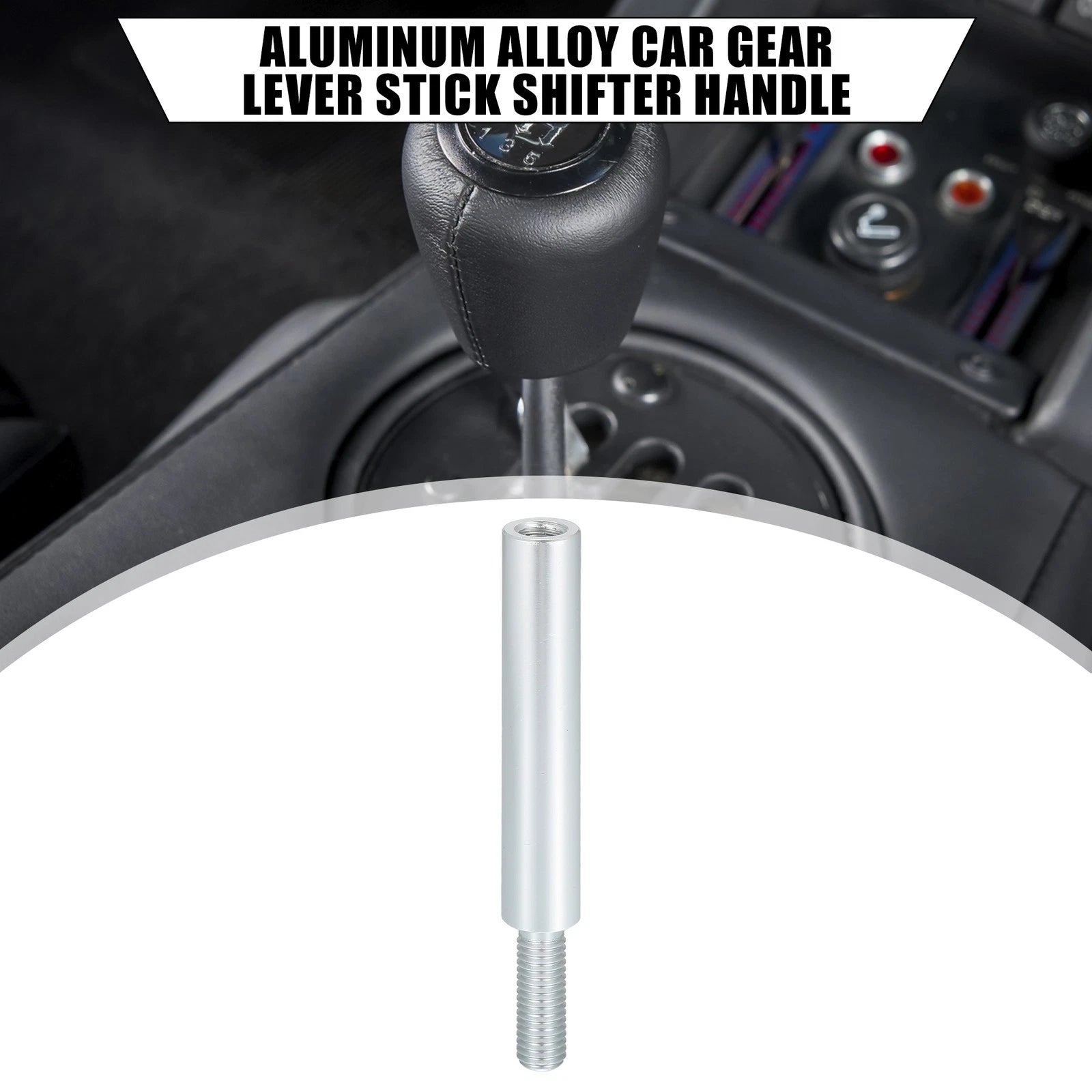 3" Shift Knob Aluminum Alloy M10x1.25 for Nissan Mazda 
