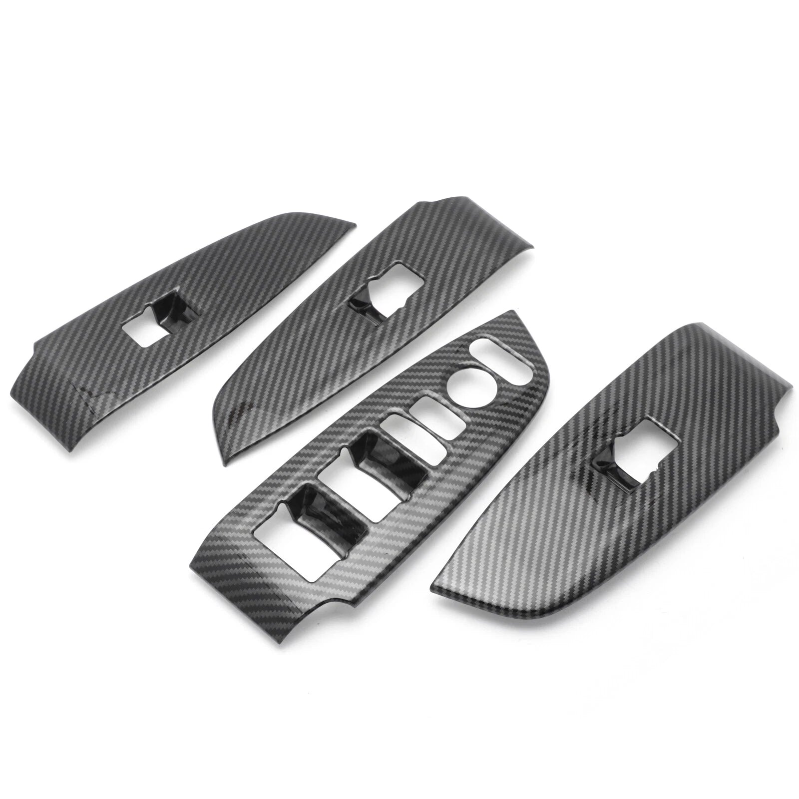 Carbon Fiber Texture Window Switch Panel Cover Trim for Honda Accord (2018-2022)