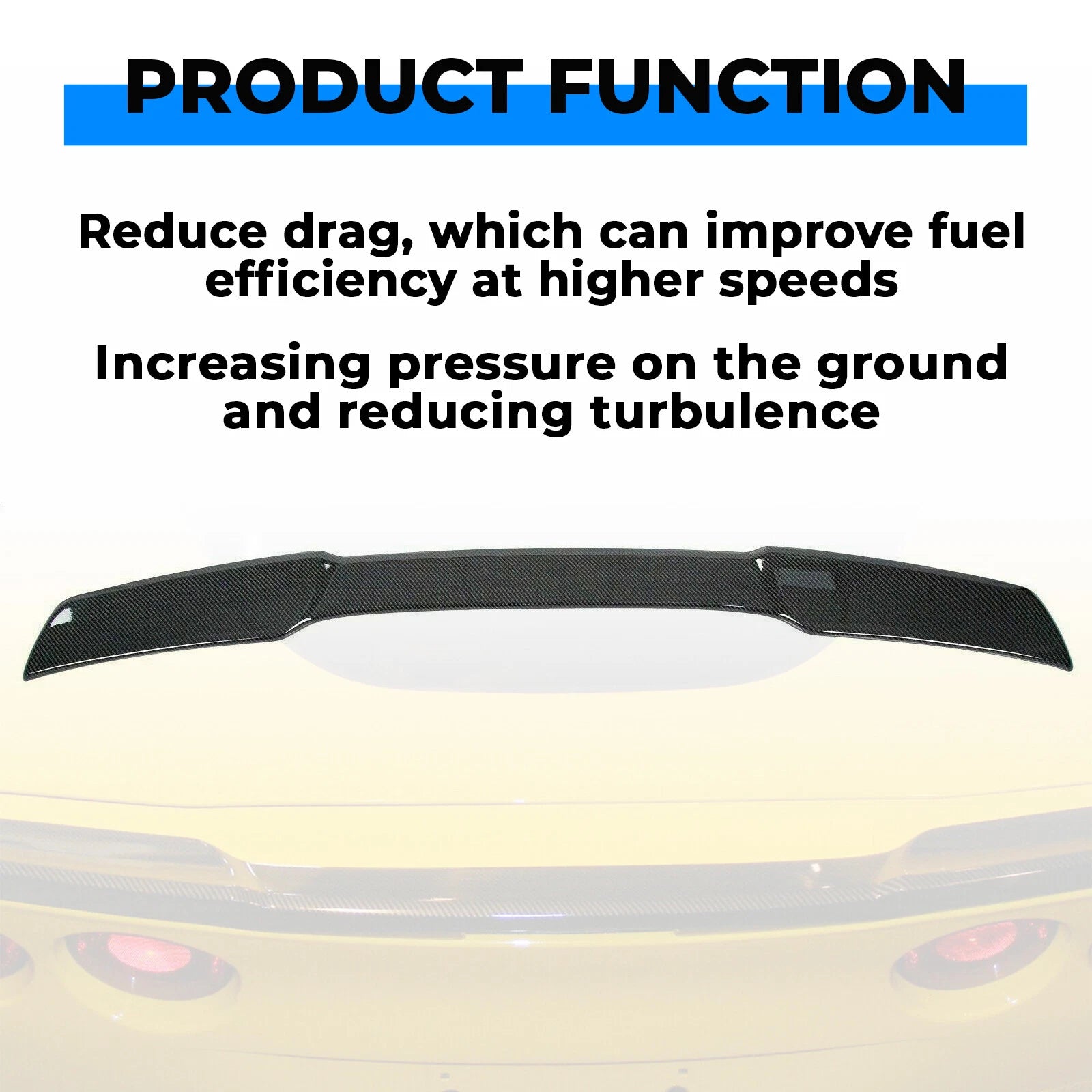 ZR1 Style Carbon Rear Trunk Wing Spoiler & Side Skirts for Corvette C6 (2005–2013)