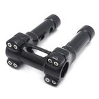 CNC Black 6" Riser Handlebar Top Clamp for Harley