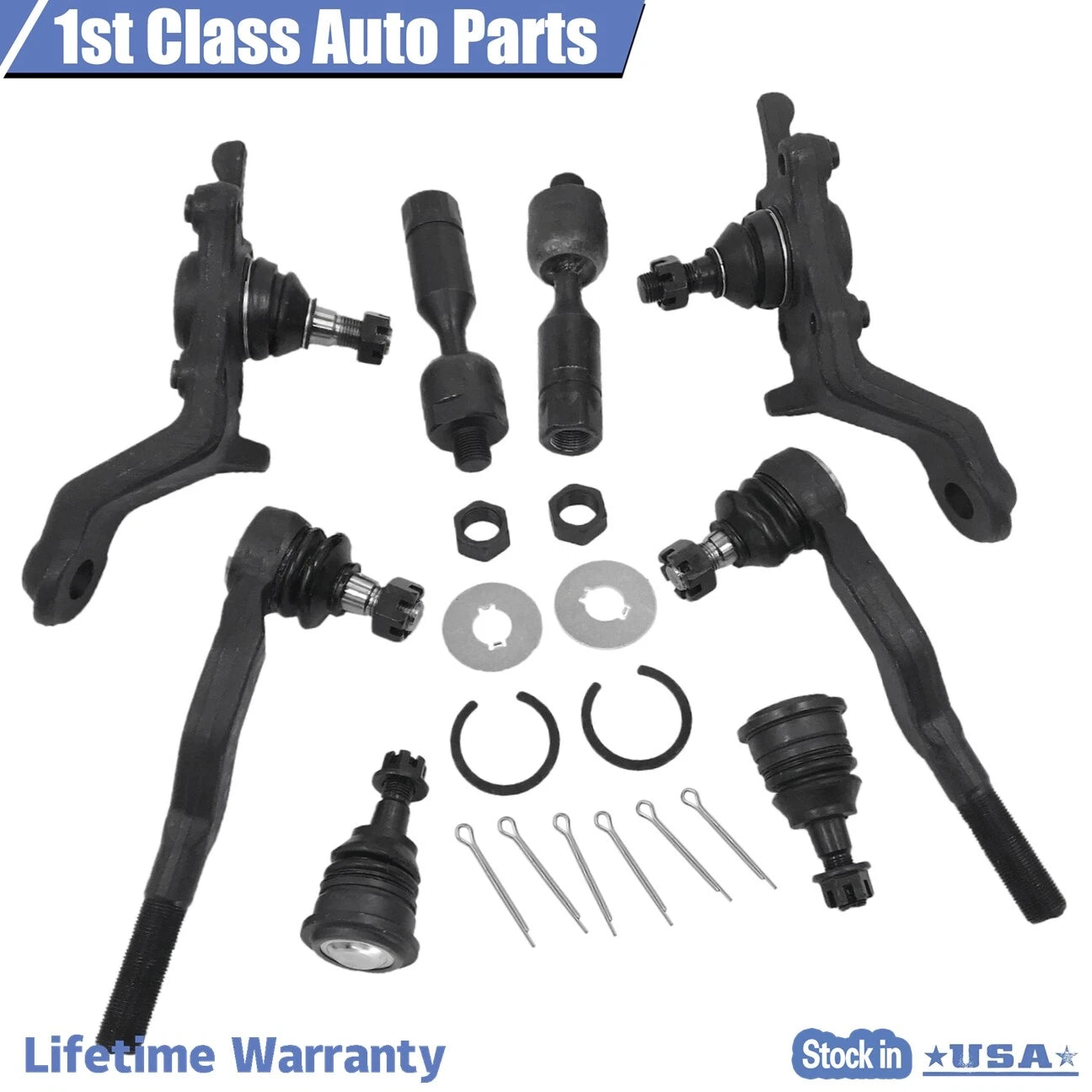 Lower Ball Joint & Outer Tie Rod for Toyota Tacoma (1995–2004)