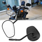 Pair Rear View Mirrors for Harley Touring Road King Street Glide