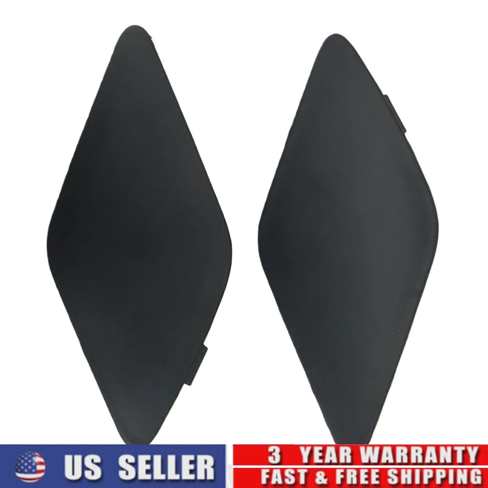 Set of 2 Front Bumper Tow Hook Eye Cap Covers for Toyota Prius Prime (2017–2020)