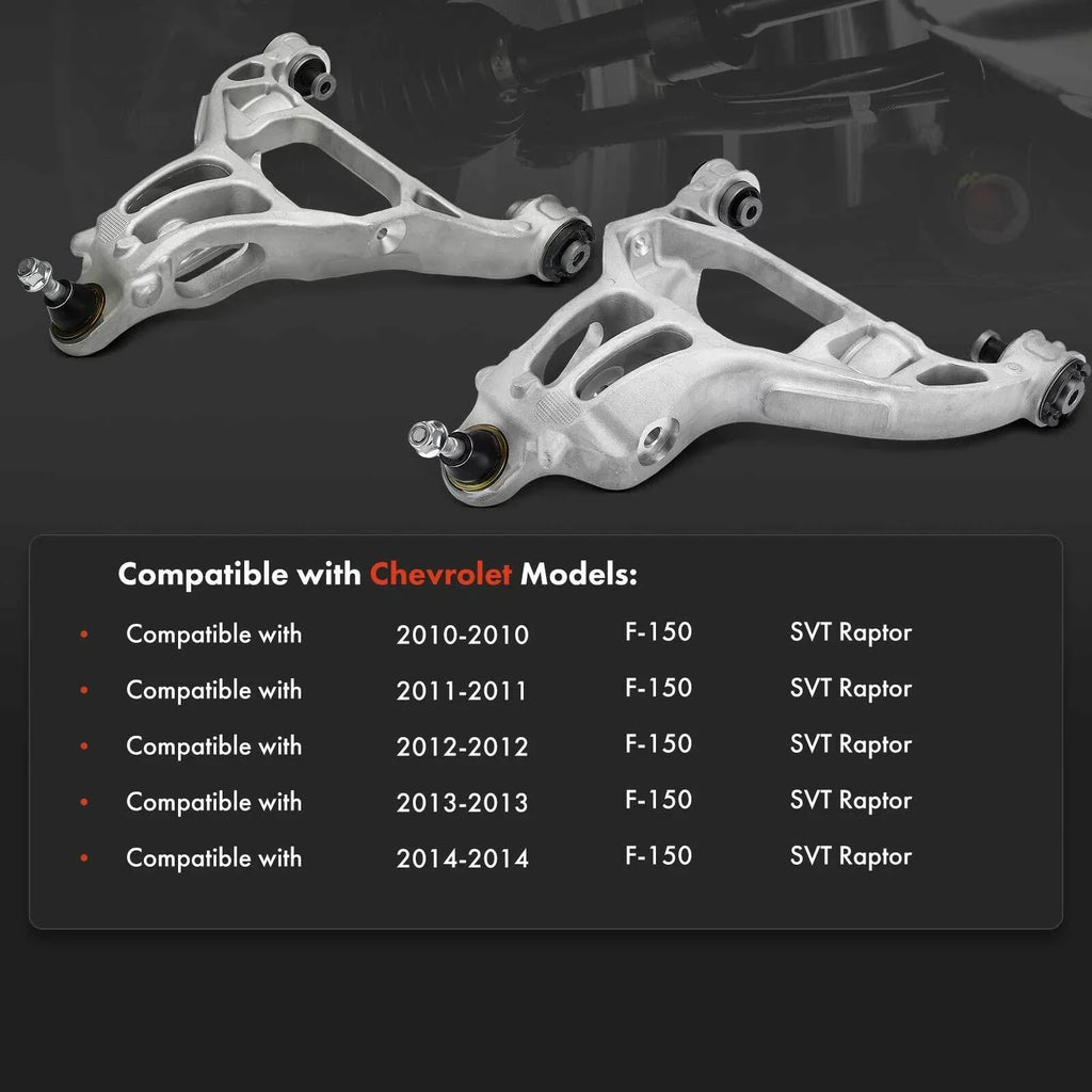 2x Front Lower Control Arm and Ball Joint Assembly for Ford F-150 (2010–2014)