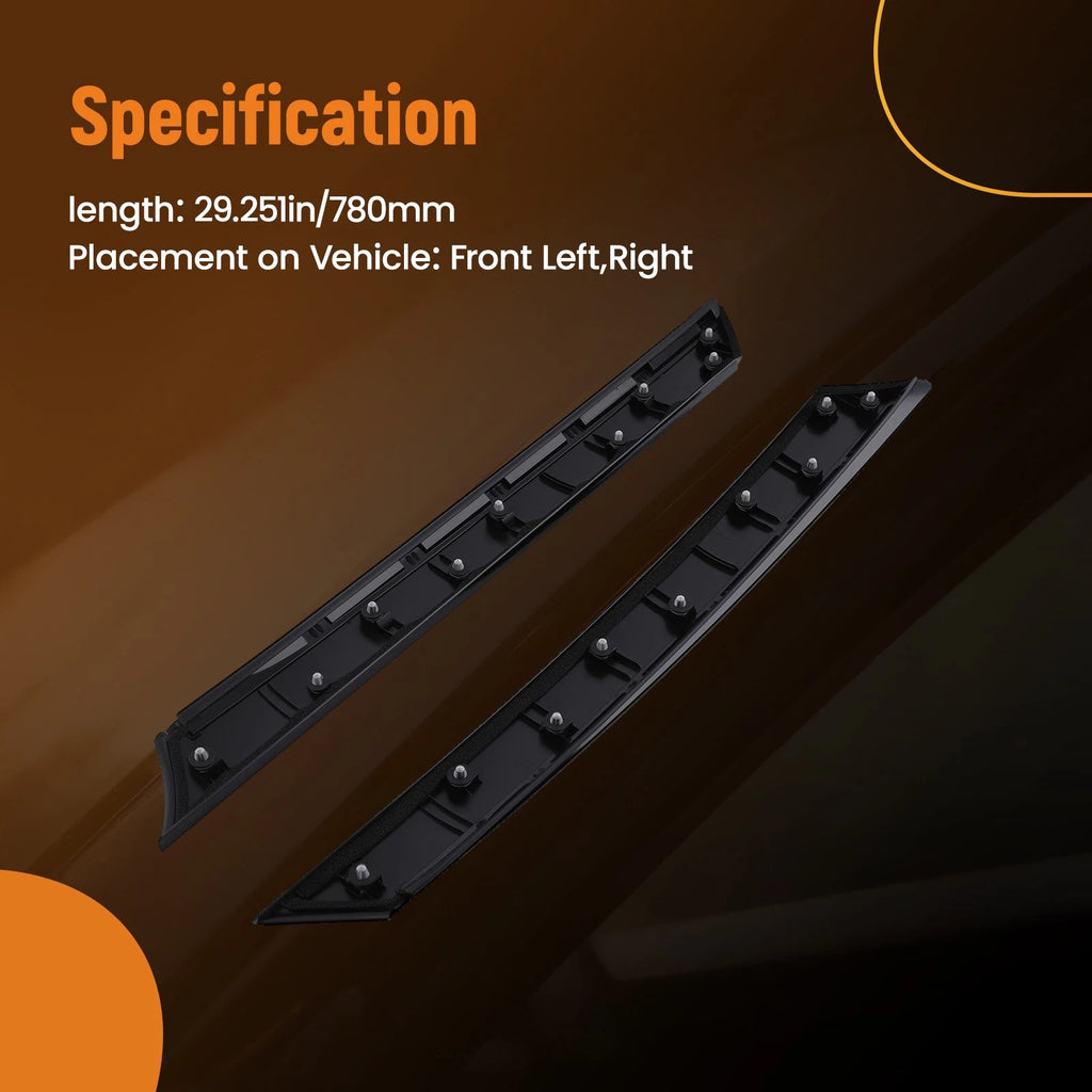 Front A Pillar Molding Trim Pair for Kia Soul (2010–2013) 86170-2K000