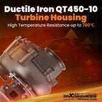 T3 Billet V-band Turbocharger 0.63 A/R with Wastegate Universal Turbo