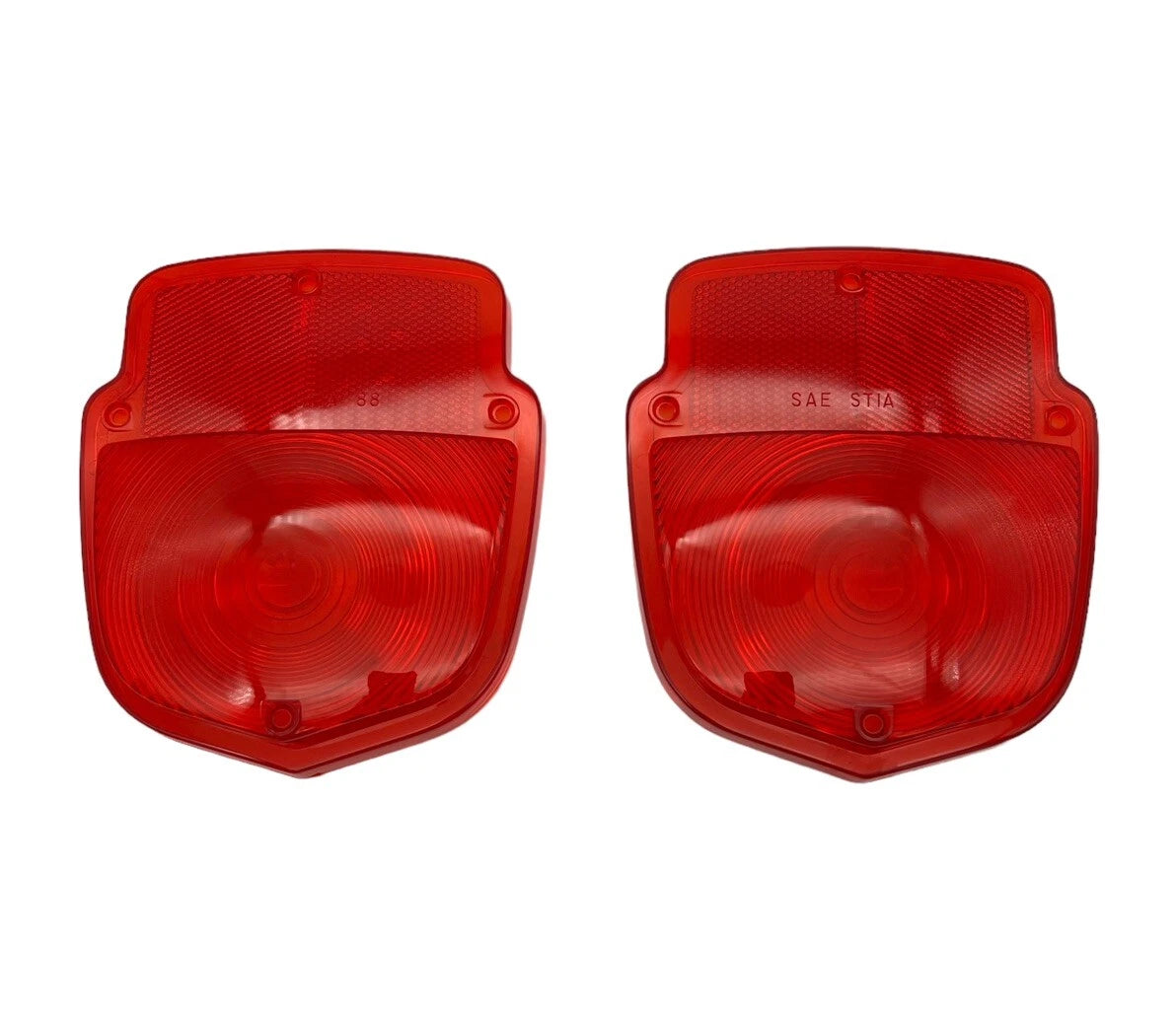 Tail Light Lamp Lenses Replacement Pair for 1953–1956 Ford Truck