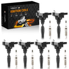 Ignition Coil & Iridium Spark Plug Set of 6 for Buick Cadillac Chevrolet (UF830)
