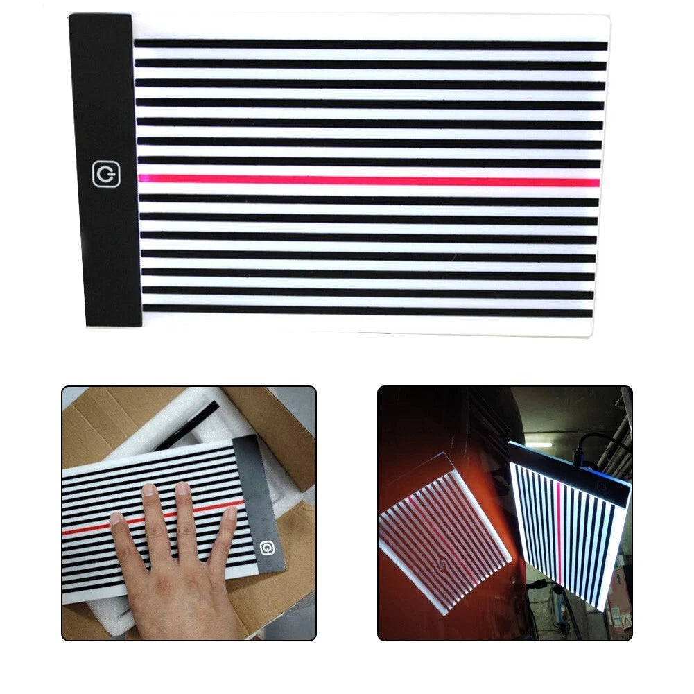 Portable Car Dent Detection Light Board for Efficient Repairs (Dual Power)