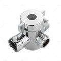 3-Way T-Adapter Valve for Toilet Bidet Shower Head (1/2 in)