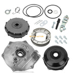 Rear Brake Drum Hub Plate Cover Shoes Bearing Seals for Honda Foreman 500 (2005–2023)
