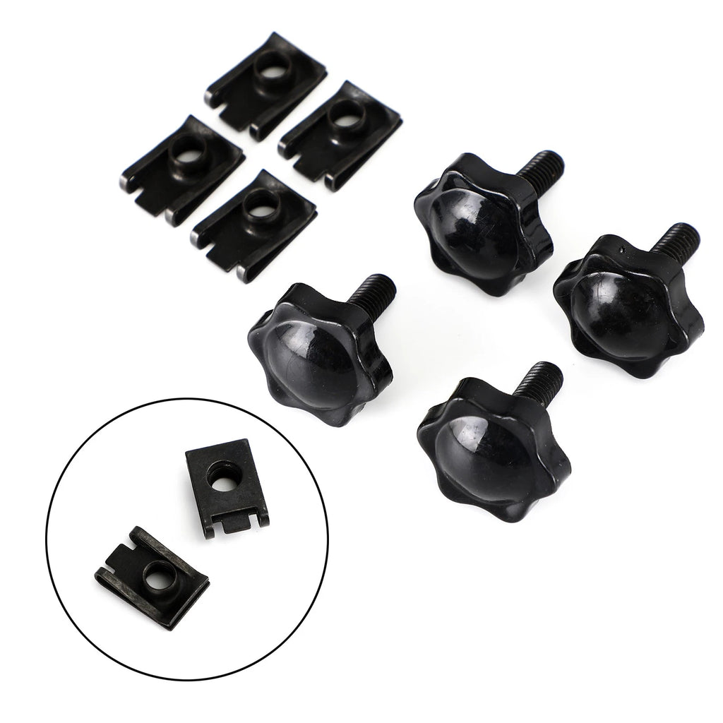 Set of 4 Saddlebag Lever Lock Bolts Nuts for Harley Glide King Touring (1996–2019)