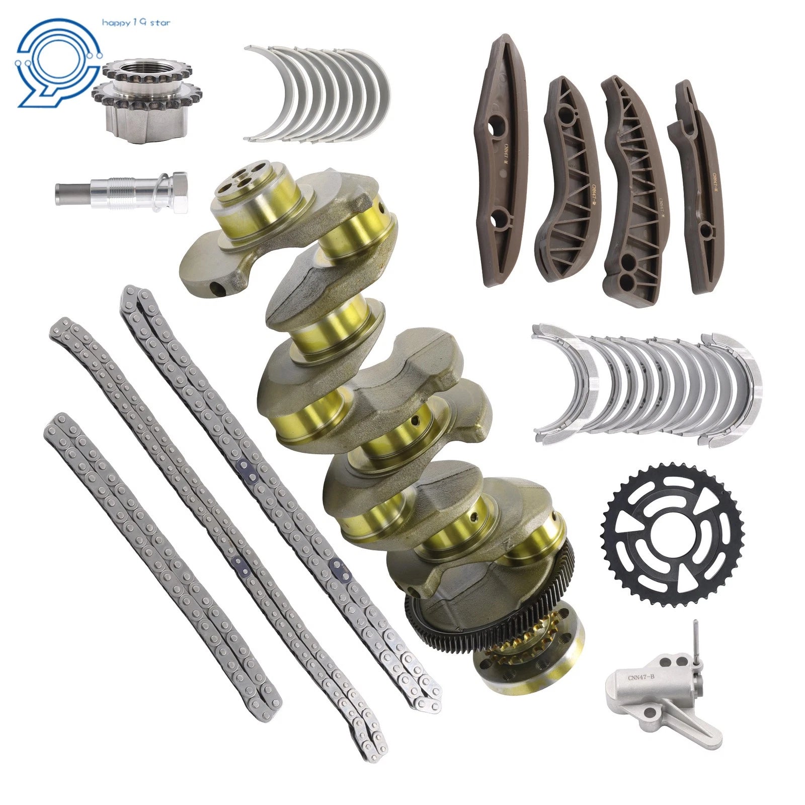 Crankshaft & Timing Chain Rebuild Kit for BMW N47 Engine (2007–2015)
