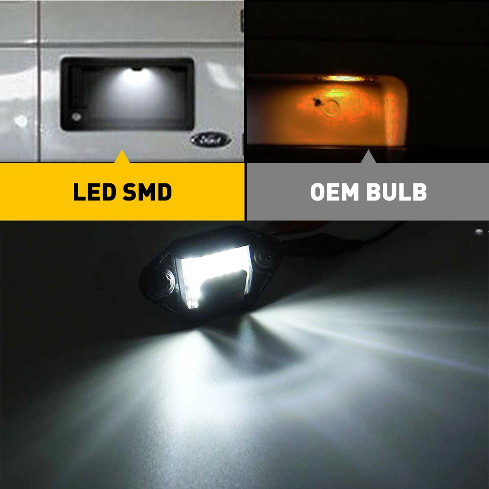 Rear Bumper License Plate Light for Ford E250 Club Wagon (1992–2018)