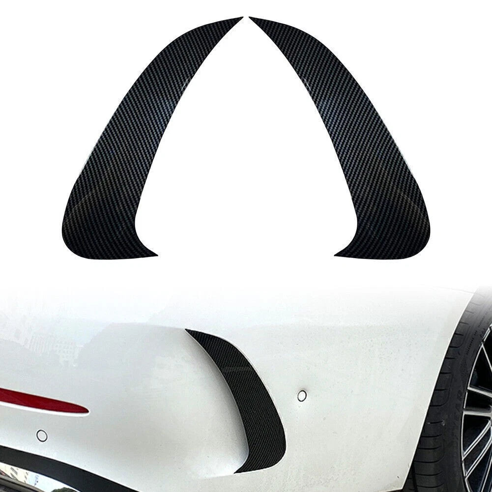 Rear Bumper Splitter Spoiler Canard for Benz C-Class W206 (2022–2023) Carbon Fiber