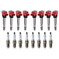 Set of 8 Ignition Coils & Spark Plugs for Audi R8 4.2L V8 (2007–2015)