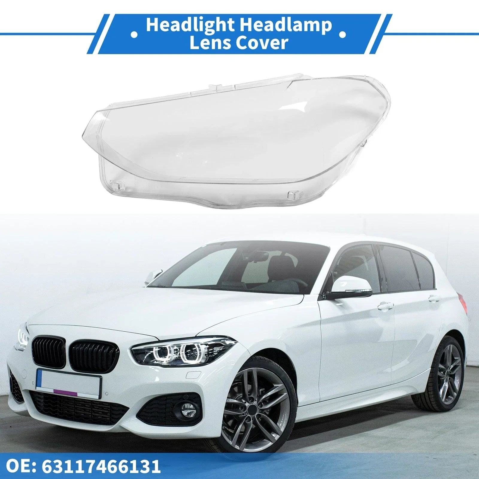 Front Left Headlight Lens Cover for BMW X3 X4 (2018 - 2021)
