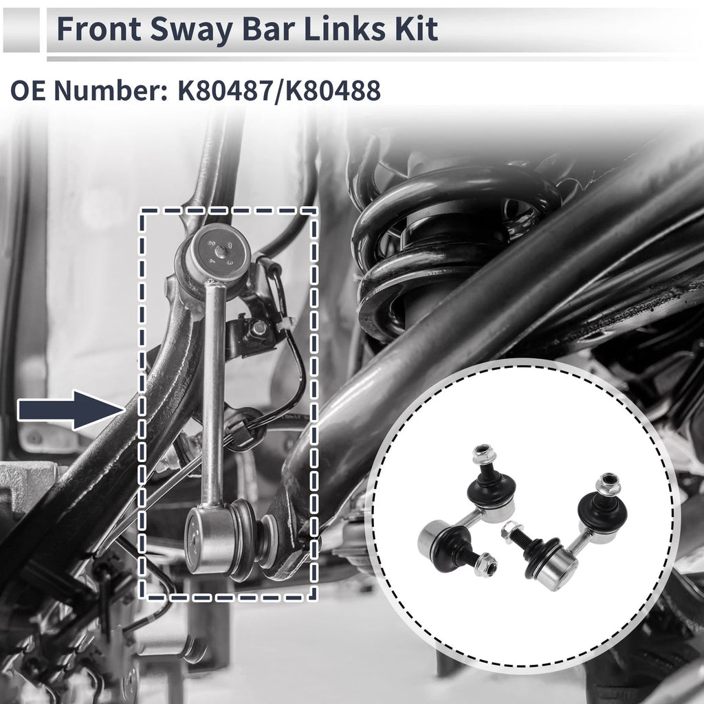 Front Stabilizer Bar Links for Acura RSX (2002–2006) No.K80487/K80488