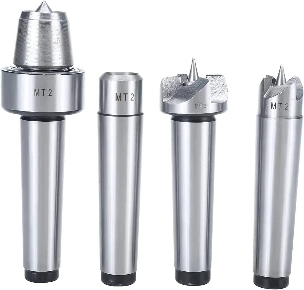 4 Pack Live Center Drive Spur Cup Set for MT2 Wood Lathe