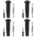 Set of 4 Denso Spark Plugs & Coil Boots for Ford Escape Mazda 3 (2001–2012)