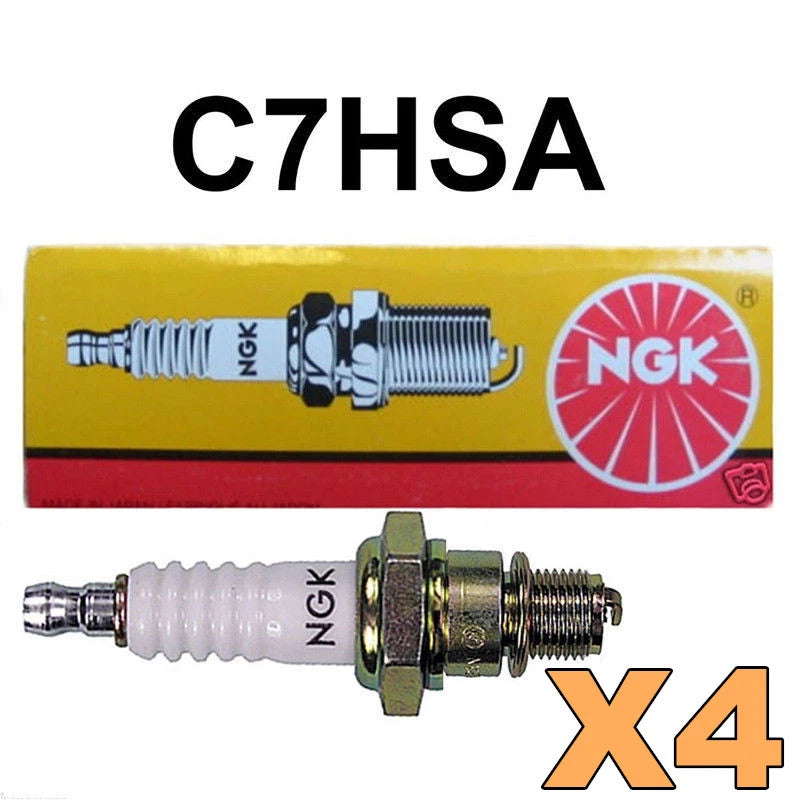 4X NGK C7HSA Spark Plug for 110cc 125cc 140cc Pit Pro Trail Quad ATV