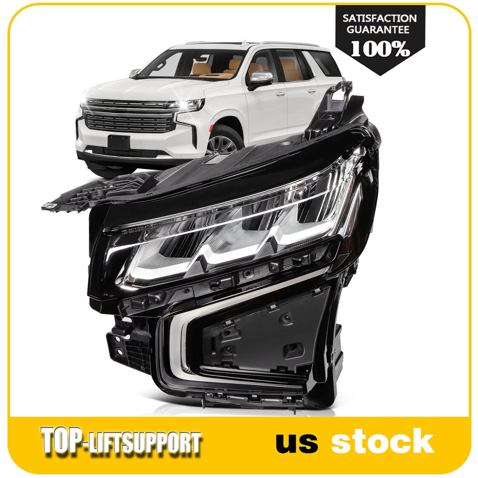LED Headlight for Chevrolet Tahoe Suburban (2021–2024)