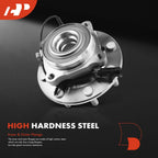 Front Wheel Hub & Bearing Assembly w/ ABS for Chevy Silverado 3500 HD (2001–2019)