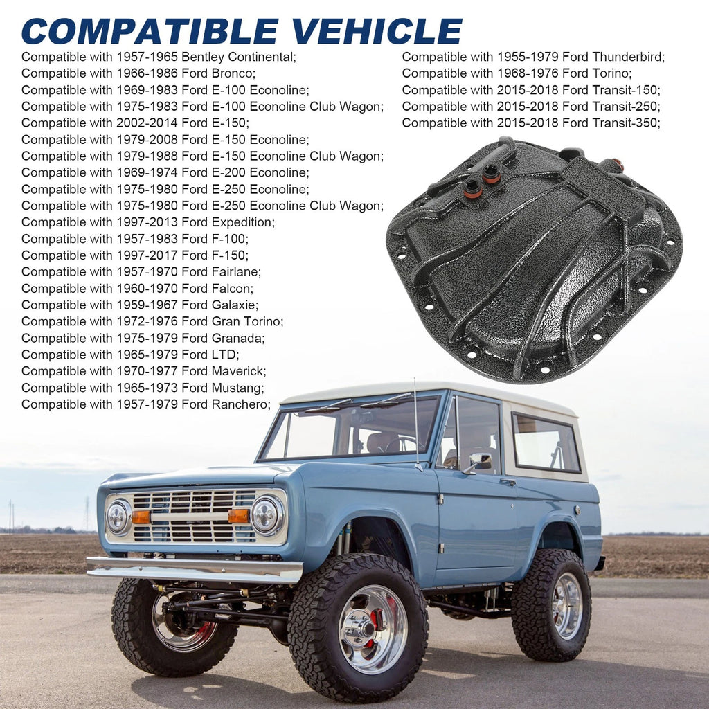 Differential Cover for Ford 12 Bolt 9.75" Rear Axle