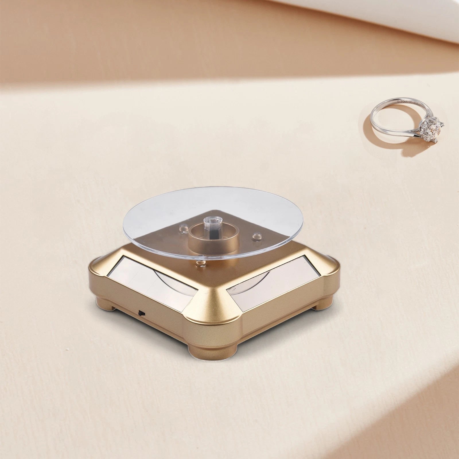 Electric Rotating Display Stand for Jewelry Photography
