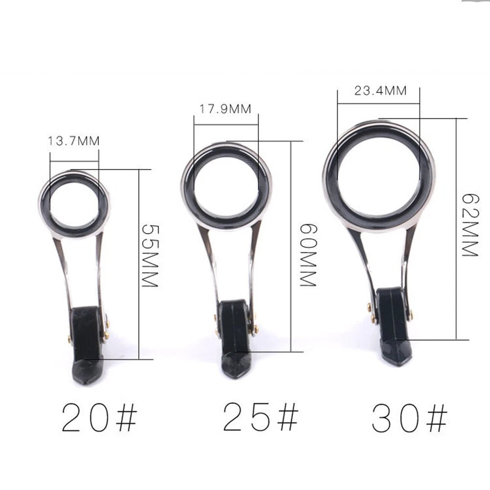 Fishing Rod Guides Set of 4 Stainless Steel 304 Quality Foldable Design