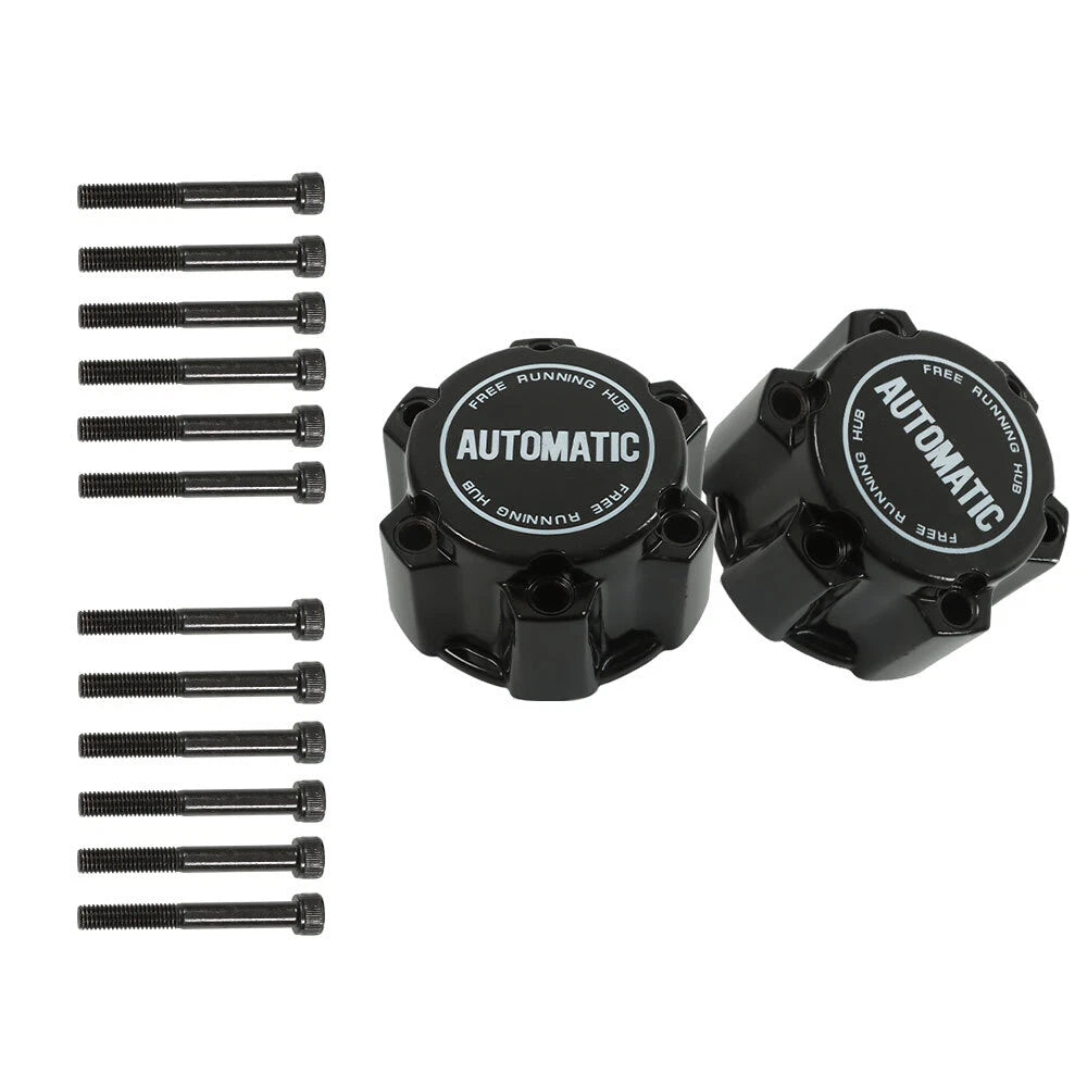2PC Free Running Wheel Hub Lock for Nissan Frontier Navara (1998–2003)