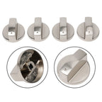 Gas Stove Control Knobs for Electric Cooker (Silver)