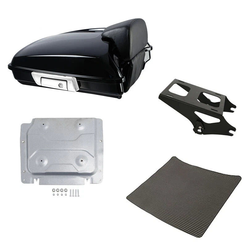 Trunk Luggage Backrest Mount Rack for Harley Touring Road Glide (2014–2026)