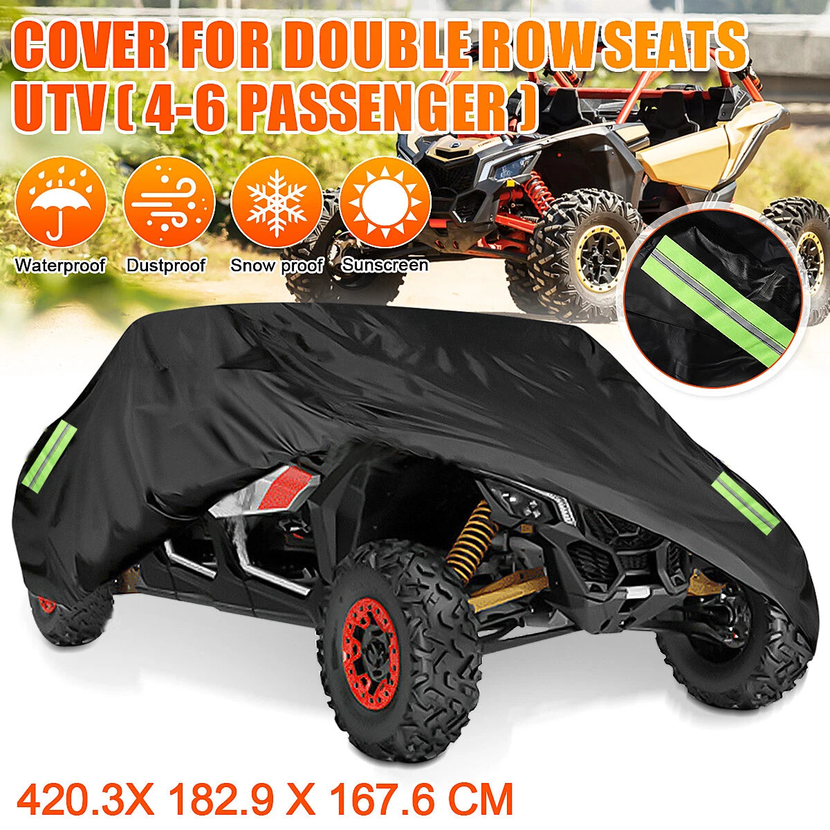 UTV Storage Cover for Can-Am Maverick X3 Max R Turbo (2017–2023)